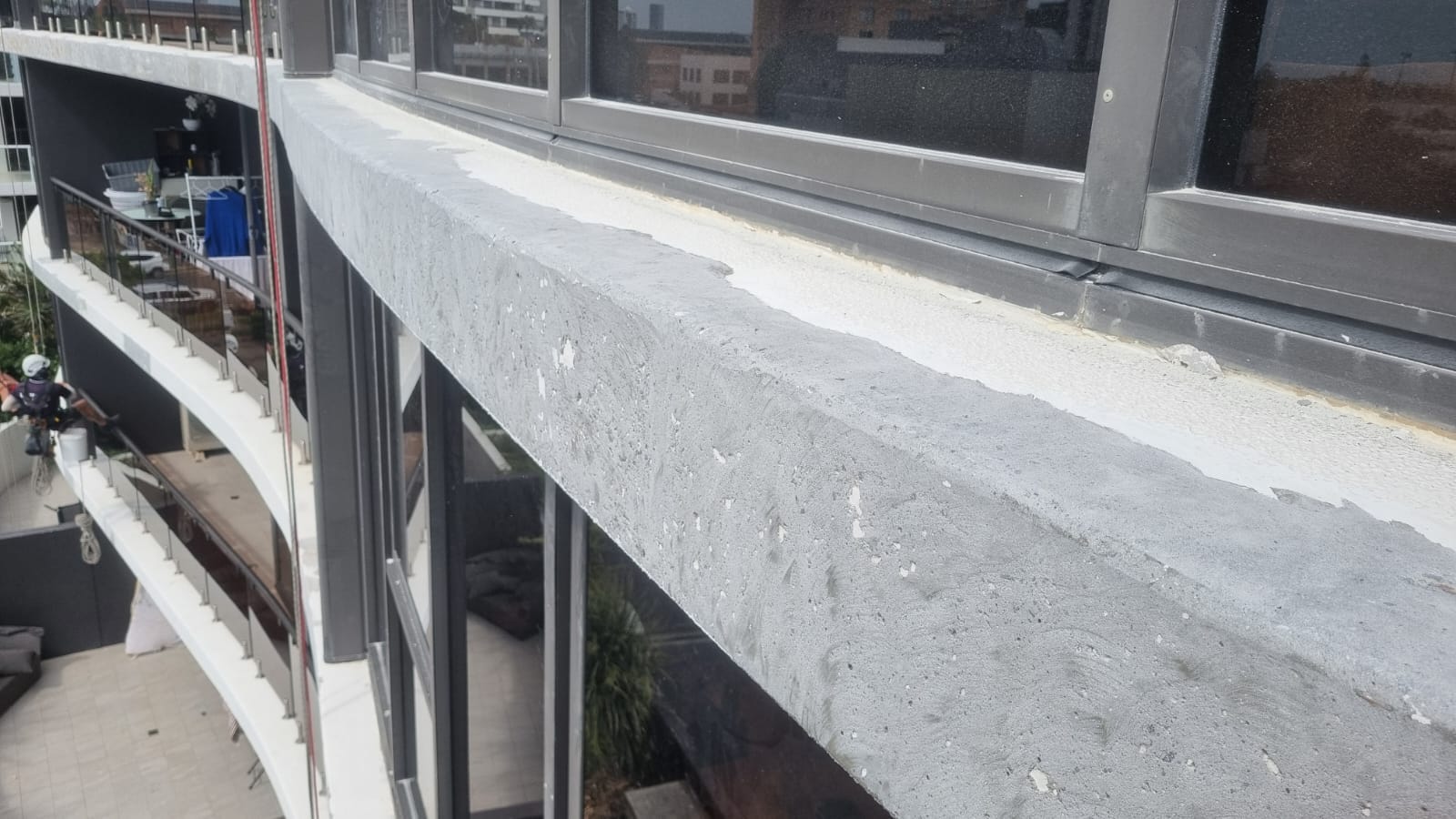 Allegra, Paint & Substrate Rectification, on site