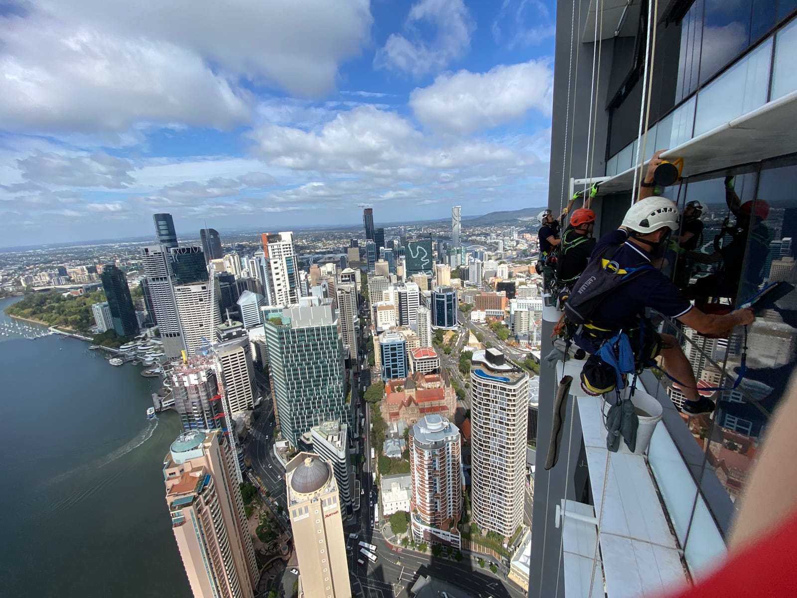 Soleil, Window Cleaning, on site